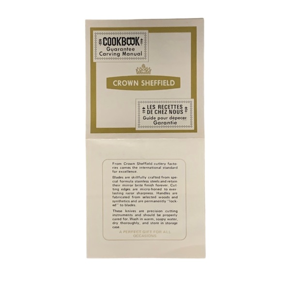 NIB Vintage 50’s / 60’s Woodlyn Crown Sheffield Happy Hostess Knife Set - Picture 11 of 14